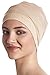 Deresina Headwear Unisex Cotton Sleep Caps for Cancer, Hair Loss | Sleep Cap for Chemo (1-Beige)