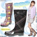 チェックレインブーツJJS214/220|CN