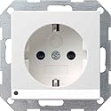 GIRA Schuko-Steckdose rws-mattmit LED-Beleuchtung 117027