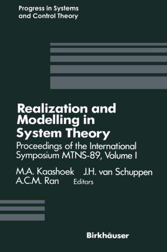 realization and modelling in system theory proceedings of the international symposium mtns 89 volume i progress