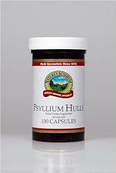 Nature's Sunshine Psyllium Hulls Herbal Dietary Supplement for Digestive System Support (100 caps)