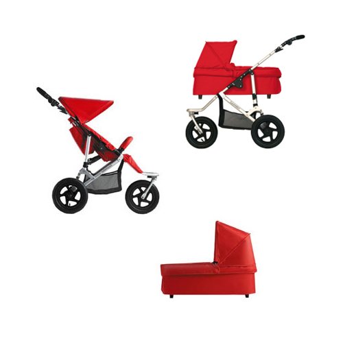 Easy Walker Sky Set Kombi-Kinderwagen + Buggy nom. Produkt des Jahres 2008 NL in rot