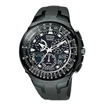 Citizen Men's Eco-Drive Black Skyhawk Watch #JR3155-03E
