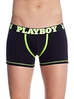 Playboy Pack X 2 Bóxers Cintura (Negro / Verde)