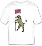 T shirt with sign, flag, funny, Europe, humor, cartoon, emblem, United Kingdom, horse, anthropomorphism, equine, Scotland, cross 41bxAfdicEL. SL160 T shirt with sign, flag, funny, Europe, humor, cartoon, emblem, United Kingdom, horse, anthropomorphism, equine, Scotland, cross