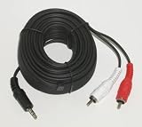 Produkt-Bild: 10 m Cinch- Kabel auf 3,5 Klinke- Stecker