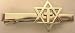 Messianic Star of David Jews for Jesus Christians for Isreal Cross Tie Bar Clip