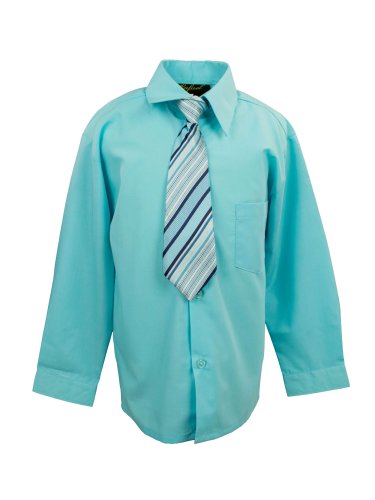 Spring Notion Boys Dress Shirt with Tie Set Size 4-20