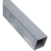 PVC NSF-61 Square Tubing, Gray