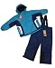 Ski-Anzug,  Schneeanzug, Jussi Air-Flo 3000. Aus der neuen Kollektion von Color-Kids. Air-Flo 3000, Wasser- und winddicht sowie atmungsaktiv,Bietet 100% Schutz bei jeder Witterung,Ausfu?hrung, Air-Flo 3000 PU coating,Wasserdicht + 3000 mm,Atmungsaktivit?t + 2000 g/m/24h,Verklebte N?hte, Partly Taped,Seams (PTS) Obermaterial strapazierf?higes Gewebe, Innenfutter aus Taft und Fleece. 100% Polyester, per Druckkn?pfe abnehmbare Kapuze