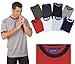 T-Shirt mit Kontrastbündchen Gr. S - 8XL viele Farben