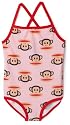 Paul Frank Girls 7-16 Core Pink 1 Piece