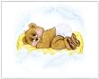 New Baby Collection - Pamper Bear - Childrens Wall Art, Kids Wall Art, Nursery Wall Art