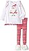 Mud Pie Little Girls' Tunic and Fur Legging Set