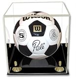 BCW Deluxe Soccer or Volley Ball Display Case - with Mirror - Sports Memorabilia Holder - Collecting Supplies