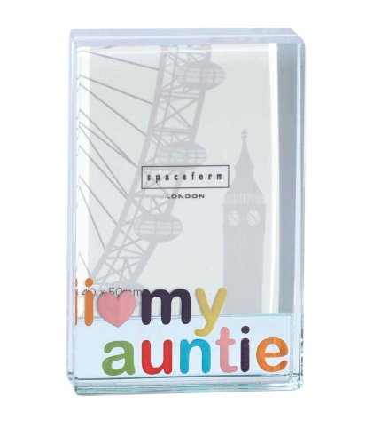 Spaceform London Dinky Frame I Love My Auntie Colorful
