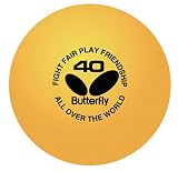 Butterfly Bty Training Balls - 40 Mm 144 Count - Choose Color