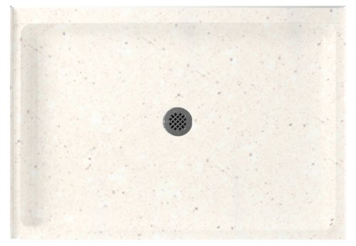 Swanstone SS-3448-072 48-Inch by 34-Inch by 5-1/2-Inch Single Threshold Shower Floor, Pebble Finish
