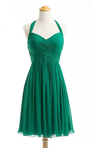 WeiYin Women's Halter Short Party Dress Bridesmaid Dresses