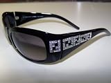 Authentic Fendi Sunglasses FS436R FS 436R 001 Black Shades by 