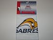 BUFFALO SABRES Logo 16" x 25" GOLF / SPORTS TOWEL with Grommet