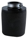 Uni Filter UP4112 Black Universal Urethane Flange Straight Clamp-On Pod Filter