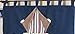Sweet Jojo Designs Nautical Nights Blue and White Sailboat Baby Boy Bedding 9pc Crib Set