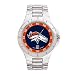 Denver Broncos NFL Men's Pro II Watch with Stainless Steel Bracelet