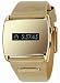 DKNY Stainless Steel Ladies Black & Gold Dial with Natural Patent Leather Strap Watch