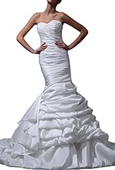 Sweetheart Beaded Charmeuse/Taffeta Mermaid  Dress