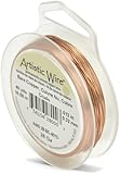 Artistic Wire 28-Gauge Bare Copper Wire, 40-Yards