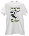 JESUS CHRIST LOVES HEARTS THE PACKERS FOOTBALL PRIDE FAN USA T SHIRT jersey