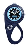 NFL Kids' PA0076 Carolina Panthers All Star Black Clip-On Watch