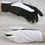 Flash Style Two Color Gloves, Smooth Finish Assorted Glove Colors: Red