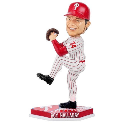 Roy Halladay Philadelphia Phillies MLB Plate Base Bobblehead