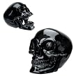 Crystal Skulls - Black Skull - Cold Cast Resin - 4.75" Height