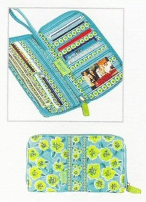 Buy MaggiB Kiwi Blossom Wristlet Wallet