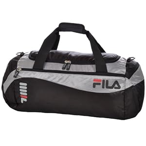 Fila Unisex Felipe SportS Holdall Bag - Black/Silver - XS12ESU009 - OS