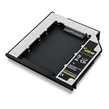 LEICKE adattatore per Disco fisso SATA / SATA da 9,5 millimetri di spessore per Dell E-Series | 2.HDD/SSD adattatore per notebook Dell E-Series e M-series, ad esempio E4200 E4500 E5400 E5410 E5420 E6140 E6320 E6400 E6410 E6420 E6500di Leicke