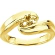 14K Yellow Gold Mother's Ring - 2 Gemstone -- YOU CHOOSE THE COLORS!