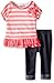 Little Lass Baby and Girls' 3 PC Capri Set Stripe Lace