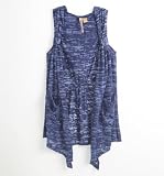 Eyeshadow Burnout Hooded Vest