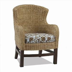 Bahama Breeze Arm Dining Chair Fabric: Chocolate Micro Denier