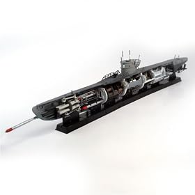 German U-boat Cut-Away 1 144 Scale Model by Maniac Collection