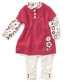 Nannette Baby Girl Three-Piece Tunic Sweater Set