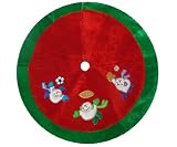 20 Adorable Snowmen Playing Sports Mini Christmas Tree Skirt