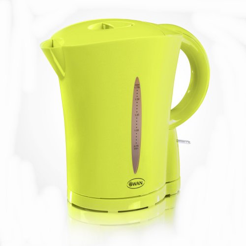 1.7 LITRE LIME GREEN SWAN QUALITY ELECTRIC CORDLESS COLOURED TEA COFFEE