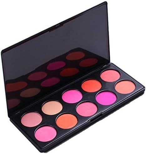 MERSUII™10 Piece Color Professional Makeup Cosmetic Blush Blusher Powder Palette
