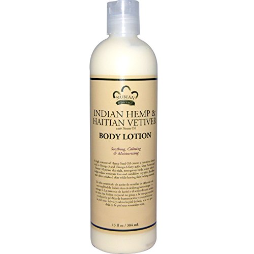 Nubian Heritage, Body Lotion, Indian Hemp & Haitian Vetiver, 13 fl oz (384 ml)