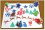 GIANT CHRISTMAS STAMPS SET OF 10